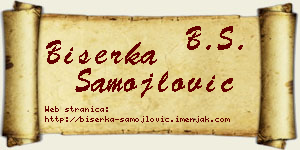 Biserka Samojlović vizit kartica